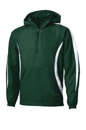 Team Jacket Sport-Tek Men's Colorblock Raglan Anorak