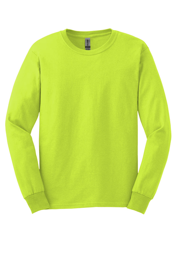 GILDAN MEN'S TEAM ULTRA-COTTON 6 OZ. LS T-SHIRT