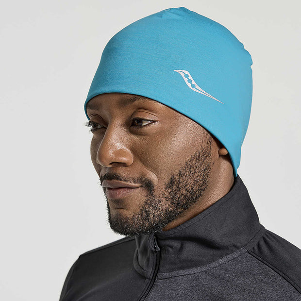 Saucony Solstice and Hurricane Beanie