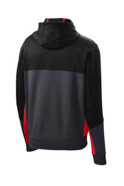Sport-Tek ® PosiCharge ® Tri-Blend Wicking Fleece Full-Zip Hooded Jacket w/ LOGO Left Chest