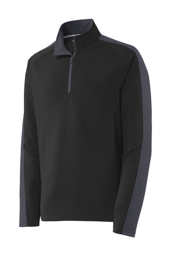 Sport-Tek® Sport-Wick® Textured 1/4-Zip Pullover