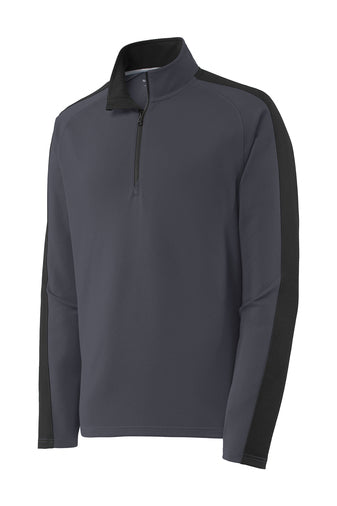 Sport-Tek® Sport-Wick® Textured 1/4-Zip Pullover