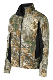 Port Authority Camouflage Colorblock Soft Shell W/ LOGO LEFT CHEST