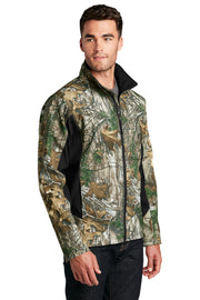 Port Authority Camouflage Colorblock Soft Shell W/ LOGO LEFT CHEST