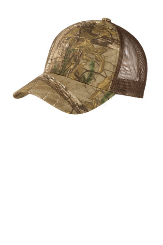 PORT AUTHORITY STRUCTURED MESH BACK CAP W/ LOGO FRONT CENTER
