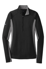 LADIES SPORT-TEK SPORT WICK 1/2 ZIP PULLOVER W/ LOGO LEFT CHEST