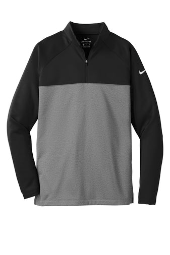 MEN'S NIKE THERMA-FIT 1/2 ZIP FLEECE W/ LOGO LEFT CHEST