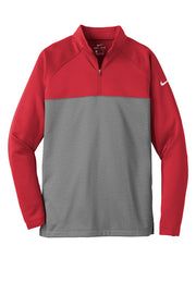 MEN'S NIKE THERMA-FIT 1/2 ZIP FLEECE W/ LOGO LEFT CHEST