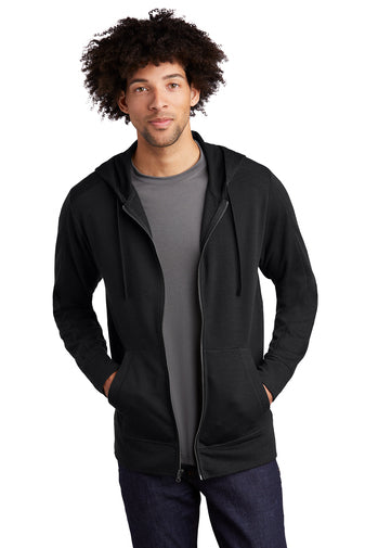 Sport-Tek ® PosiCharge ® Tri-Blend Wicking Fleece Full-Zip Hooded Jacke w/ LOGO Left Chest