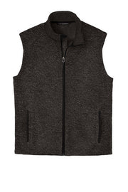 Port Authority ® Sweater Fleece Vest W/ LOGO Left Chest